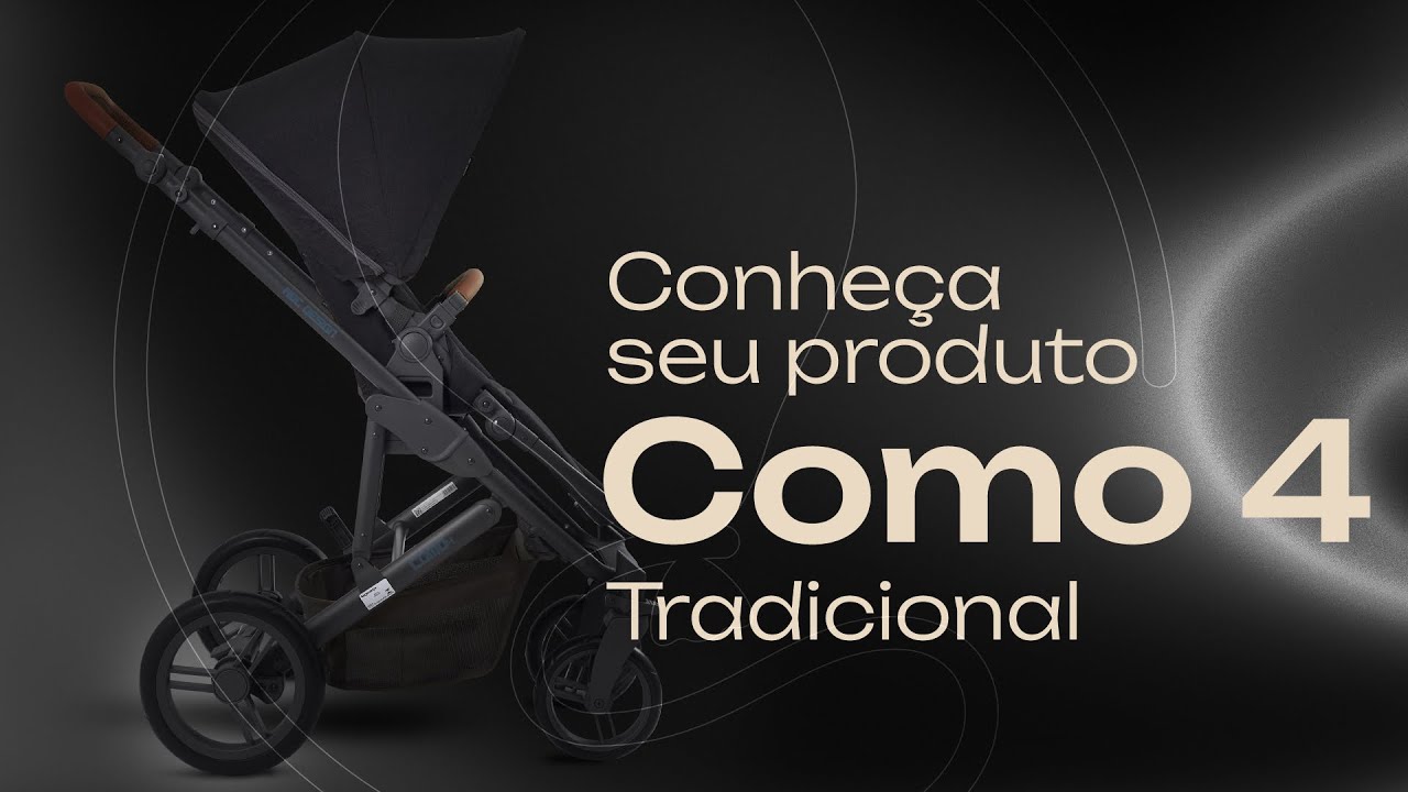 Conheça o carrinho de bebê Como 4 Tradicional | ABC Design Brasil