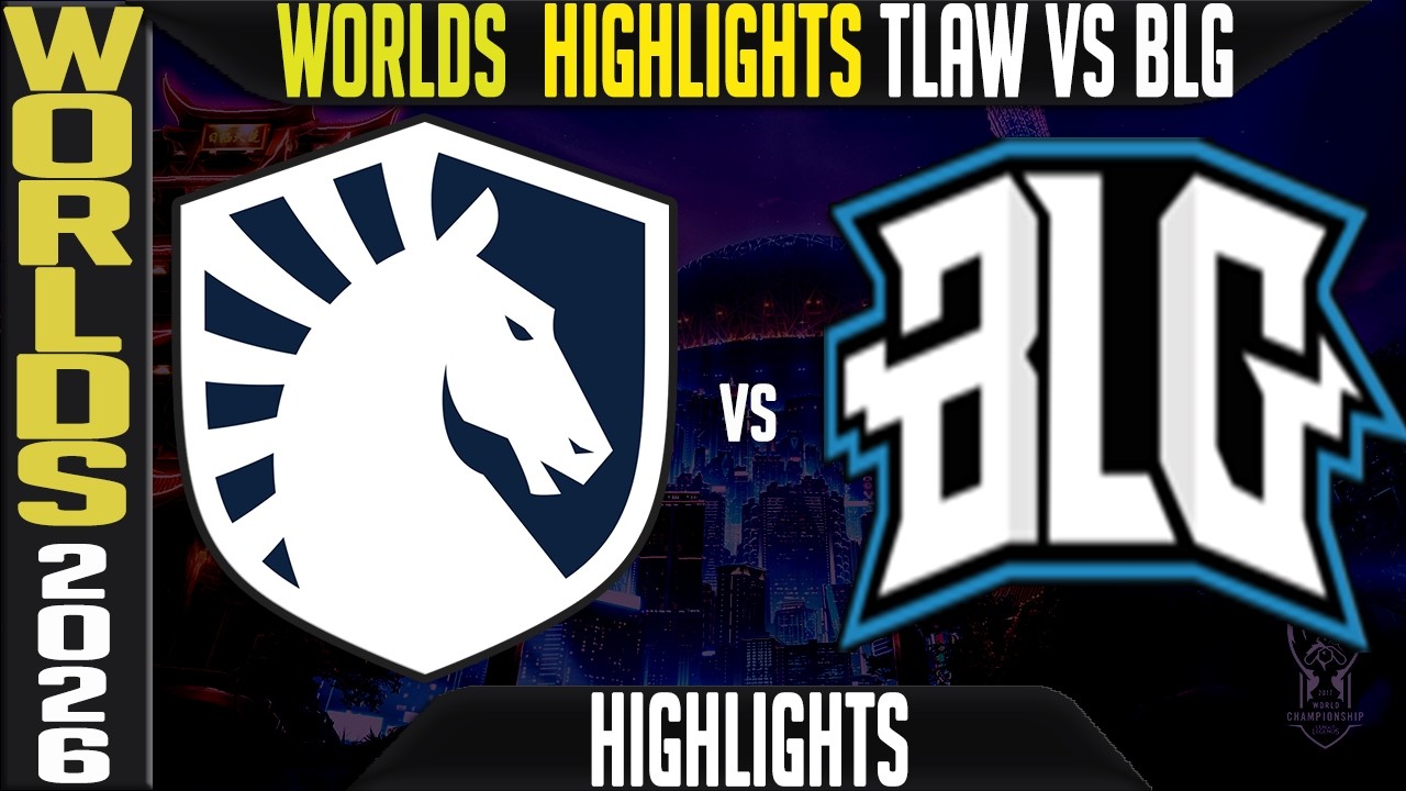 TLAW vs BLG Highlights | Worlds 2026 Swiss Stage | Team Liquid Alienware vs Bilibili Gaming