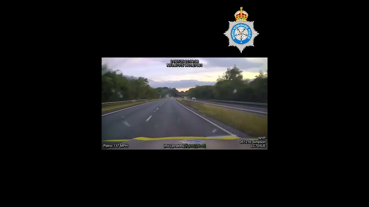 Drunk Driver Flies Over Roundabout in Dramatic Crash