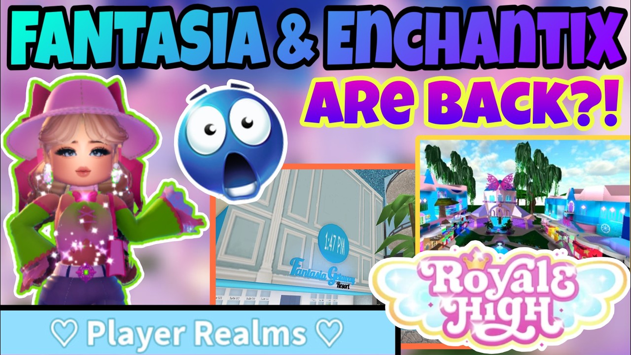 Фантазия и Энчантикс вернулись в Королевскую школу?! | RP Player Realms! ✨ #roblox #royalehigh