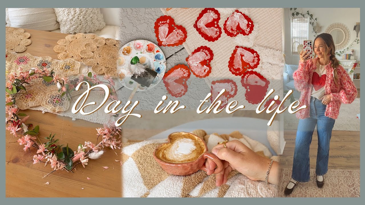A day in the life 💌 crafting, cooking, & decorating for valentines day!