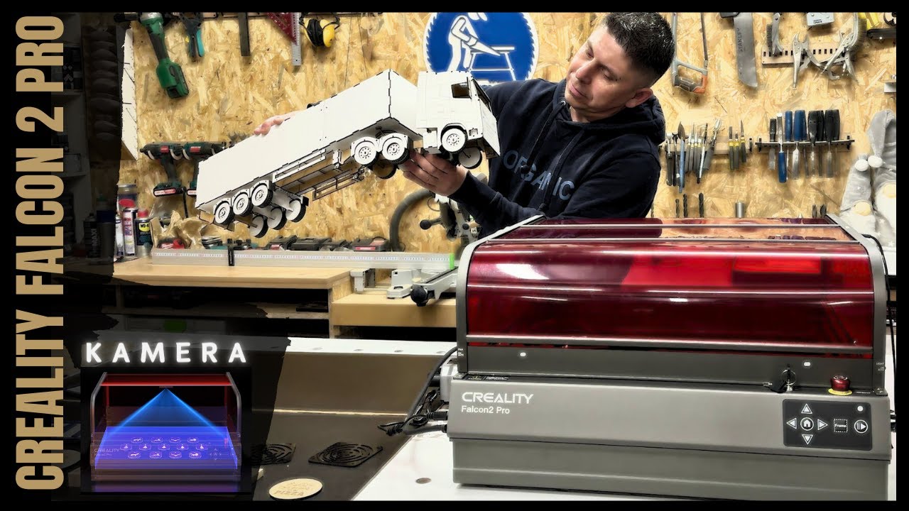 CREALITY FALCON 2 PRO - laser dla wymagających || Kalibracja kamery i inne ciekawe funkcje i TESTY