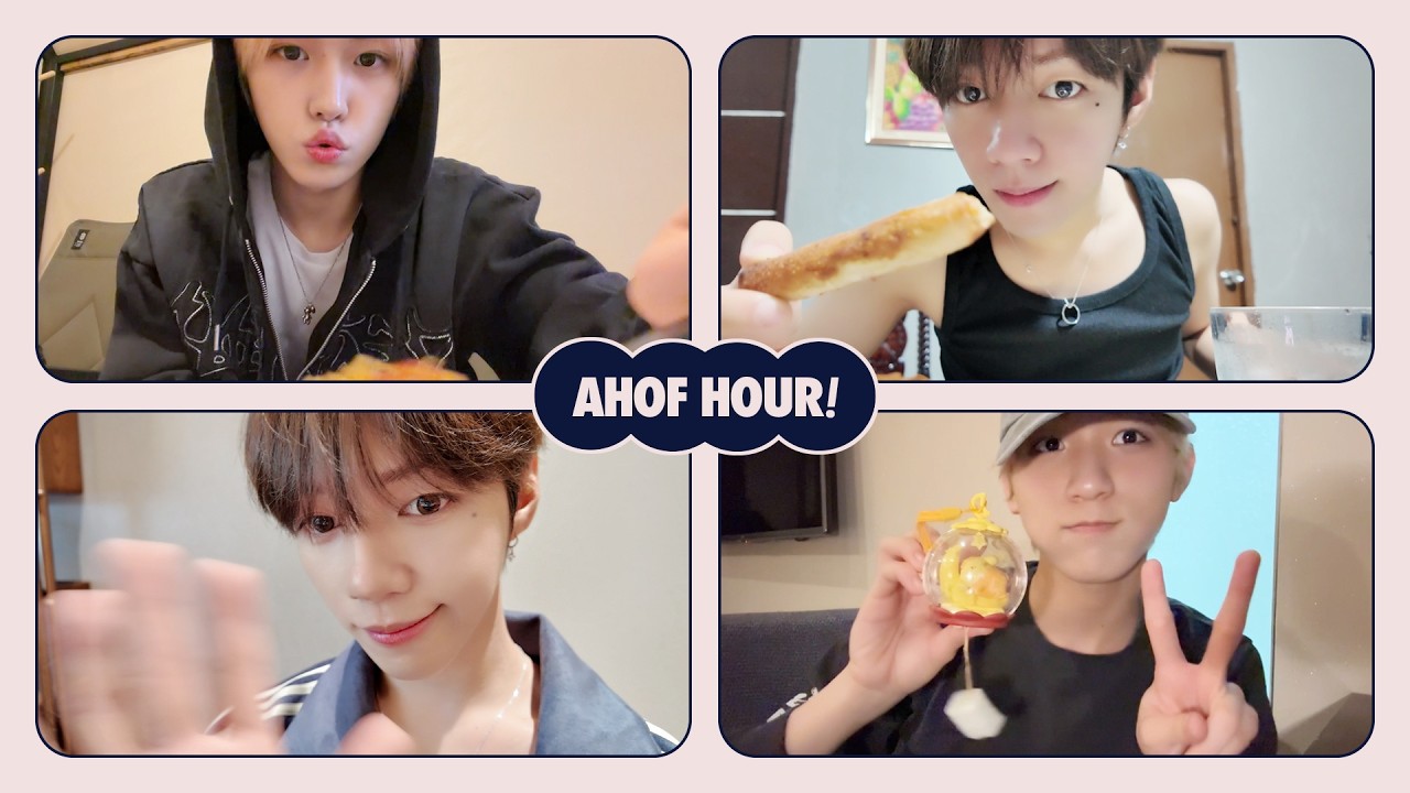 아홉의 첫 설 연휴 브이로그 #1 | 가족 캠핑, 광장시장, 필리핀 먹방 ꒰⍢꒱ | AHOF HOUR EP.05