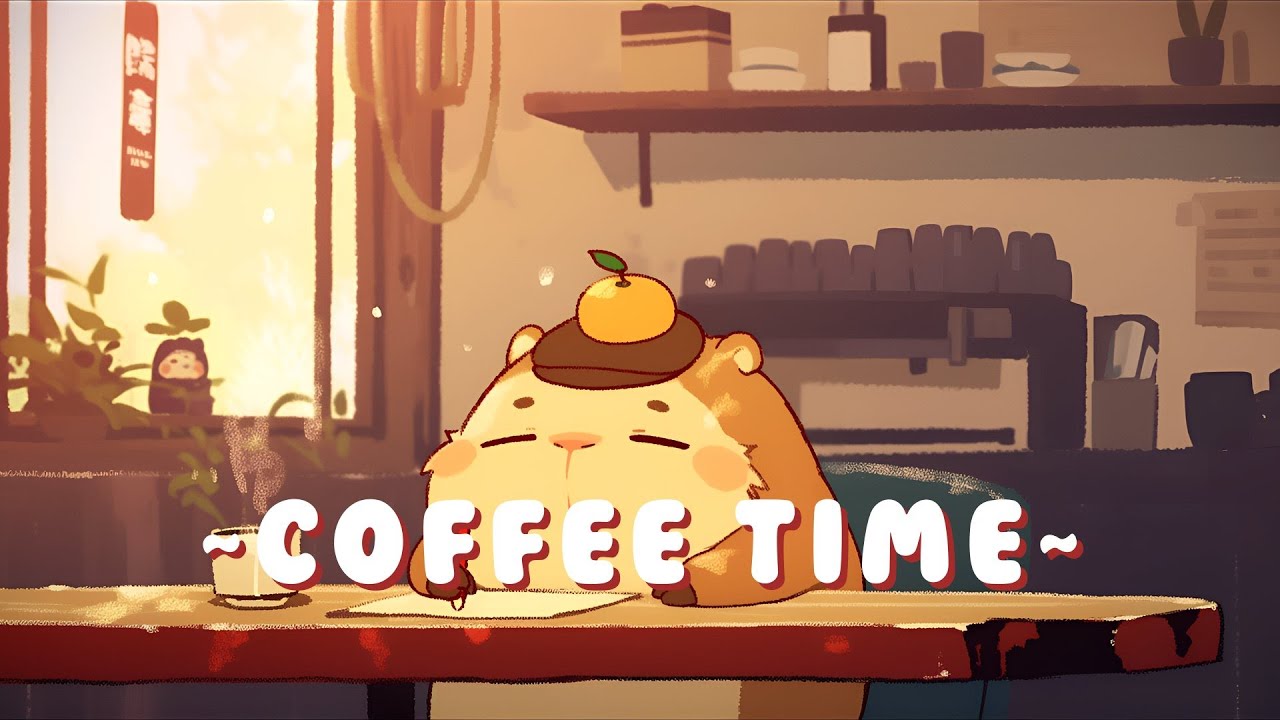 Capybara Beats & Lofi | Peaceful Music for Your Soul 📚 🎵