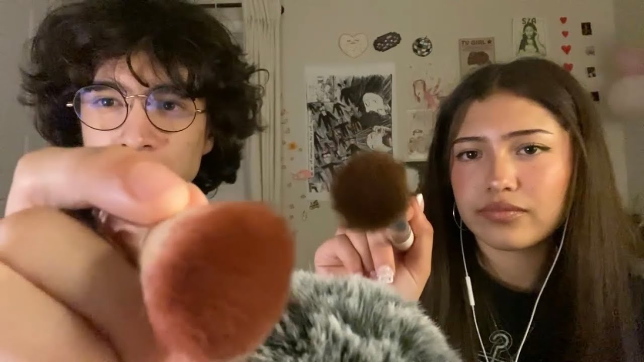 ASMR My Sister Does Her Makeup On Me