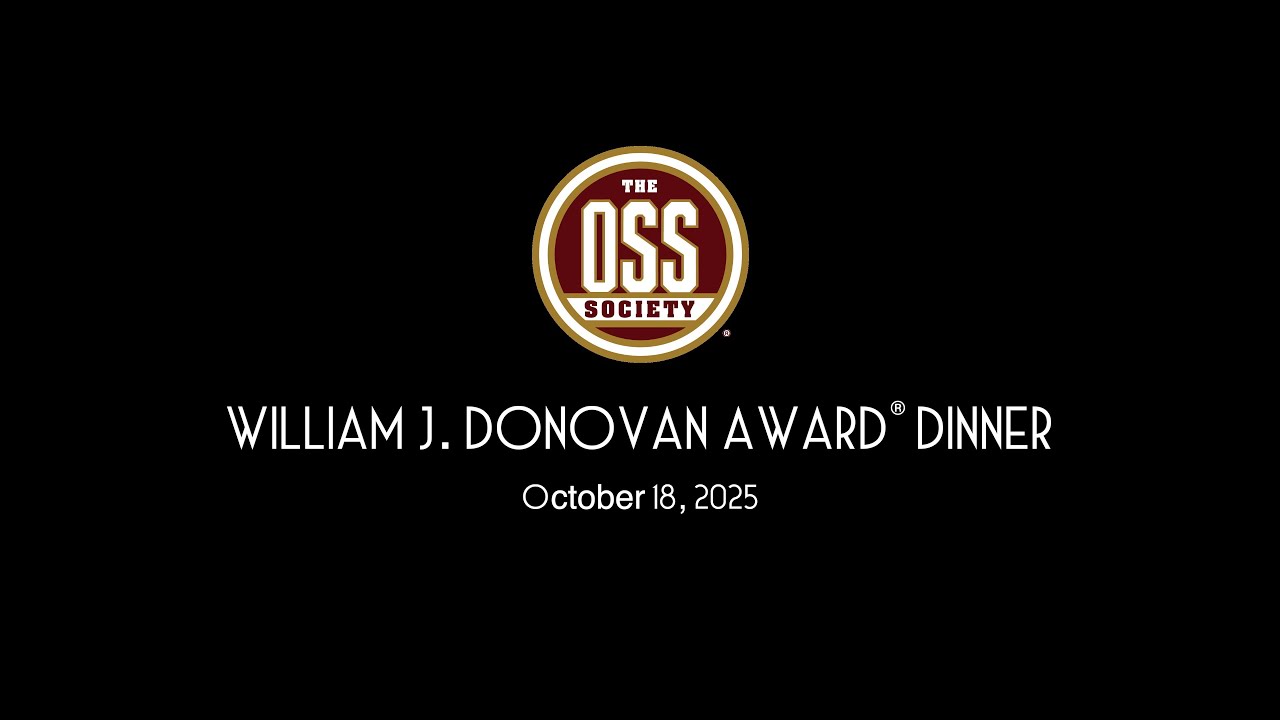 2025 William J. Donovan Award® Dinner Montage
