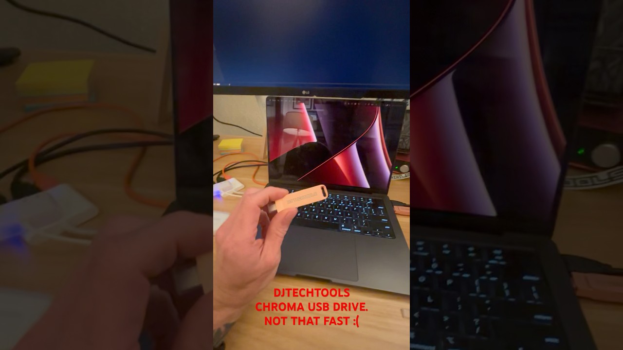 DJTECHTOOLS Chroma USB drive upload test and quick review.  How fast is this thing? #djtechtools #dj