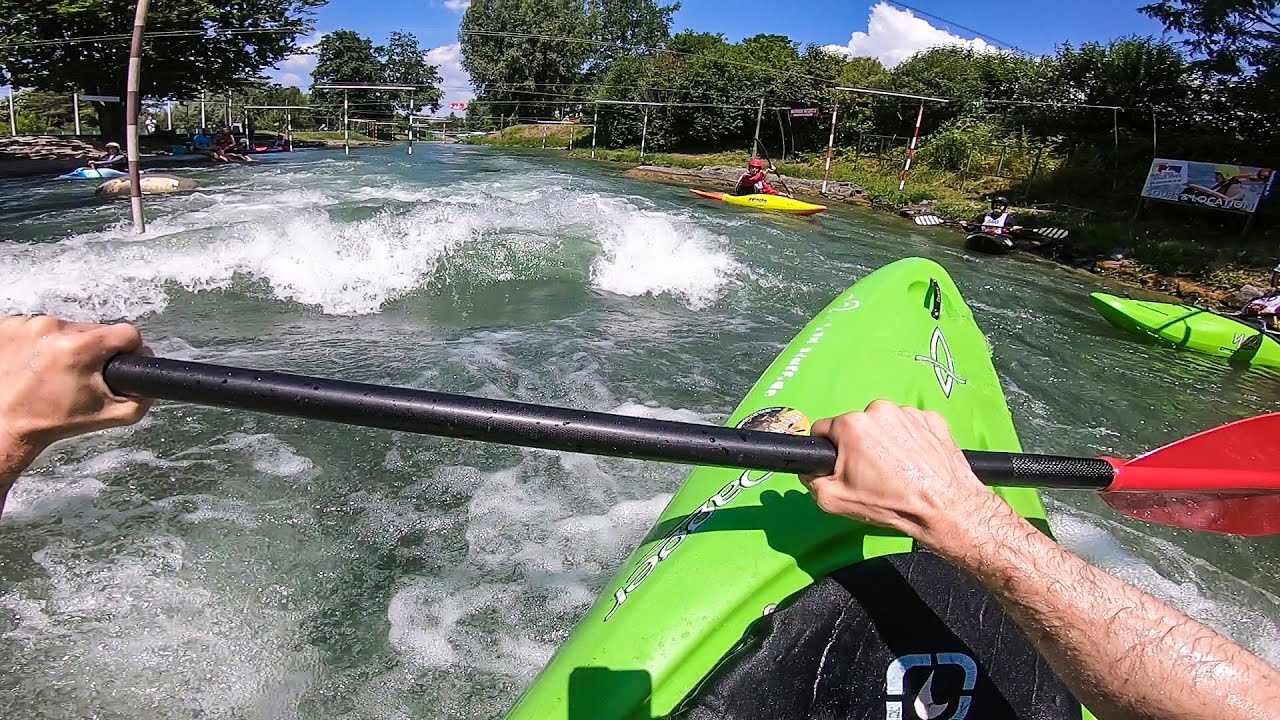 Kajak im Kanal Hüningen (Huningue) - Perfekt für Anfänger :)