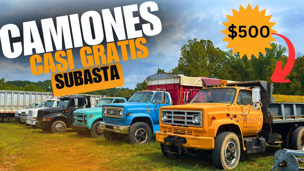 ‼️REMATES de CAMIONES USADOS desde $500 dólares - la mejor SUBASTA d USA‼️