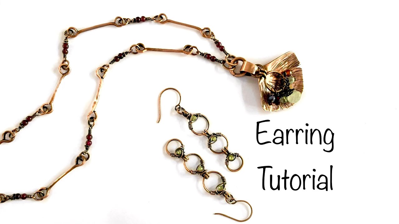 Jewelry Tutorial/ Triple Disc Earrings