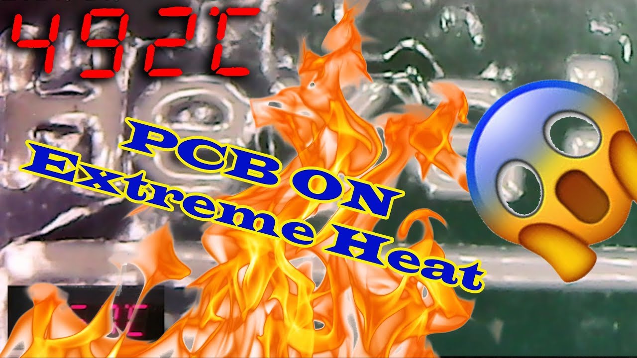 PCB with Extreme Heat on MIcroscope !!!!!