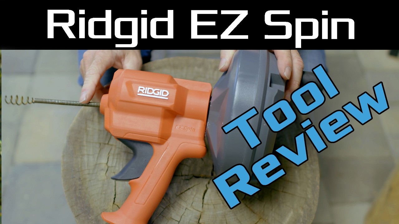 I Tried the New Ridgid EZ Spin Drain Snake and WOW!