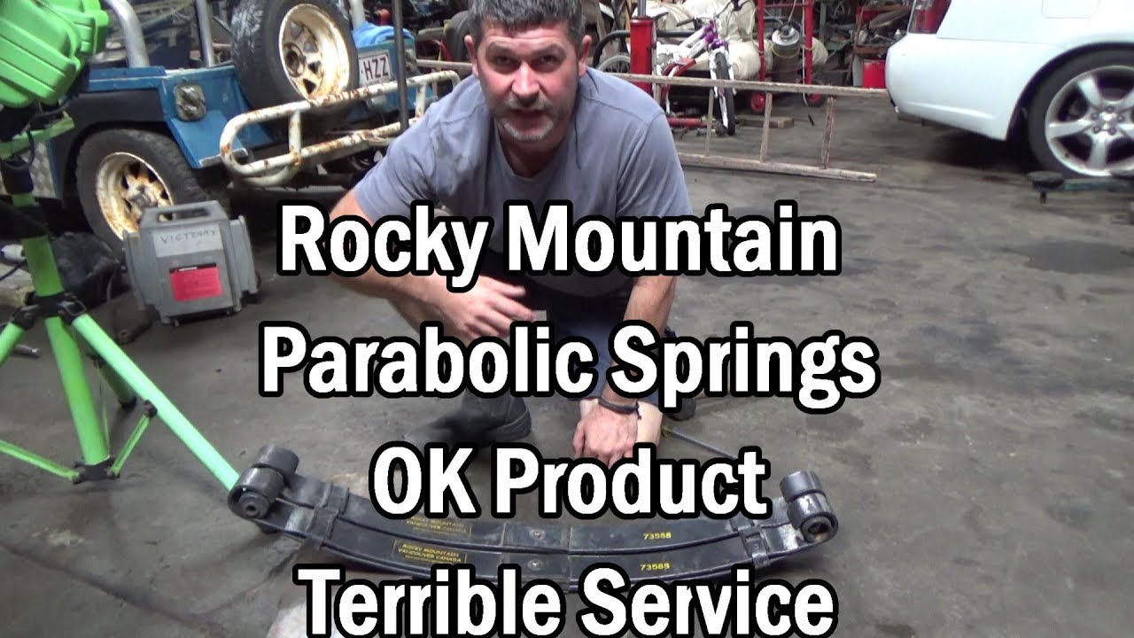 Rocky Mountain Parabolic Springs-Terrible service-big regrets !