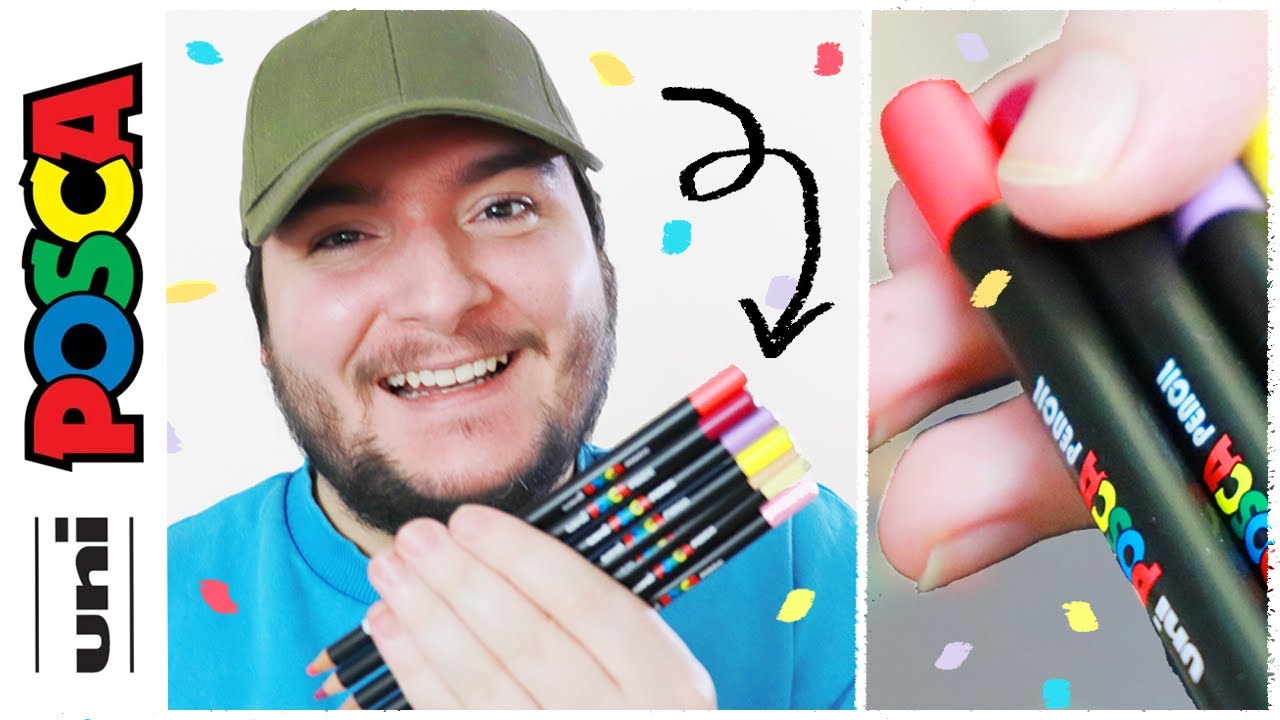 Тестируем новые КАРАНДАШИ ДЛЯ РАСКРАШИВАНИЯ от Posca!