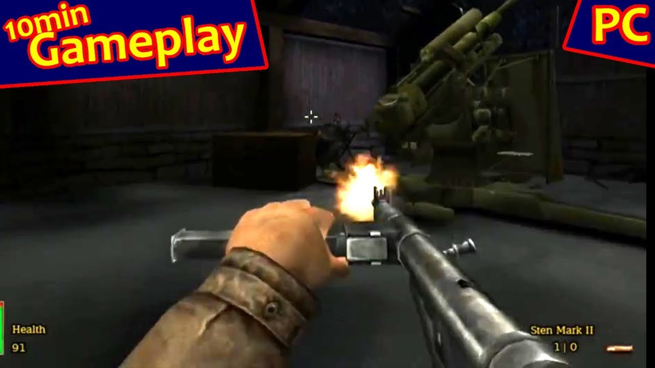 Medal of Honor: Allied Assault Sprearhead ... (PC) [2002] Gameplay