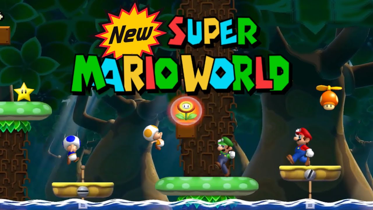 New Super Mario World FULL GAME in SMM2