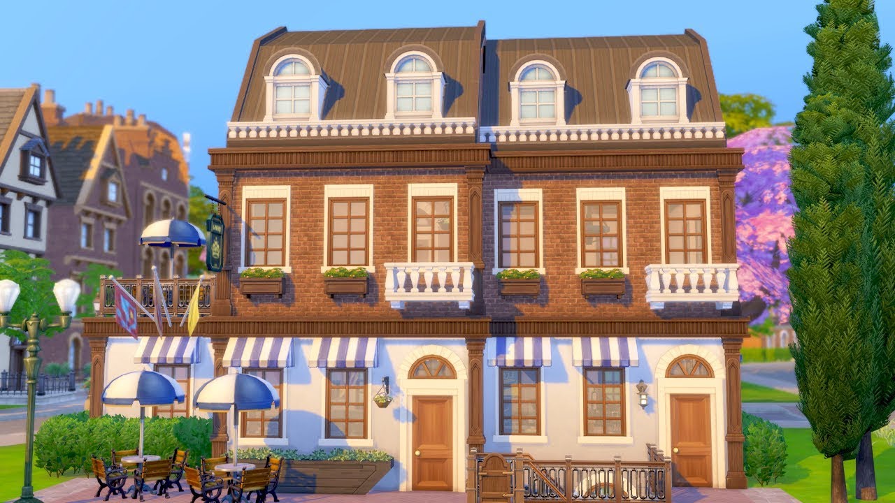 Turning This Old Building into a University Nightclub in The Sims 4