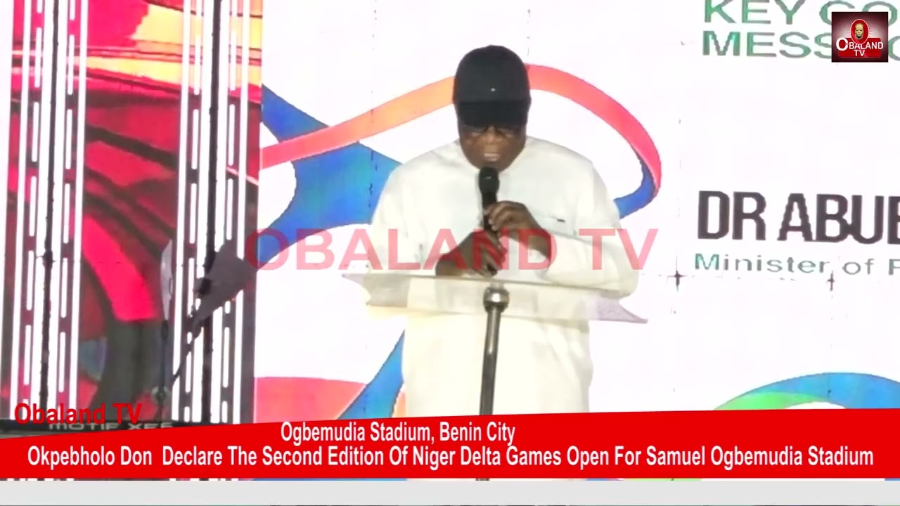 Okpebholo Don declare the second edition of  Niger Delta games open for Samuel ogbemudia stadium