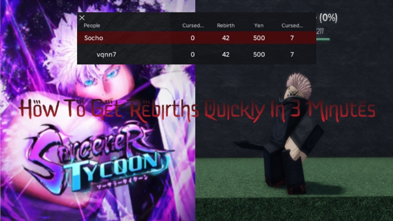 How To Get Rebirth FAST In Sorcerer Tycoon 🔥[UNPATCHED]