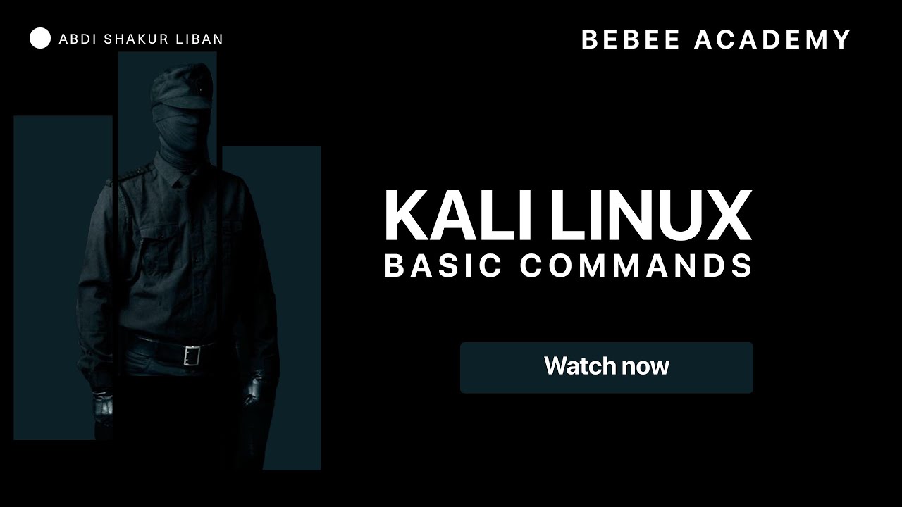 Kali Linux And Basic Commands Af-somali