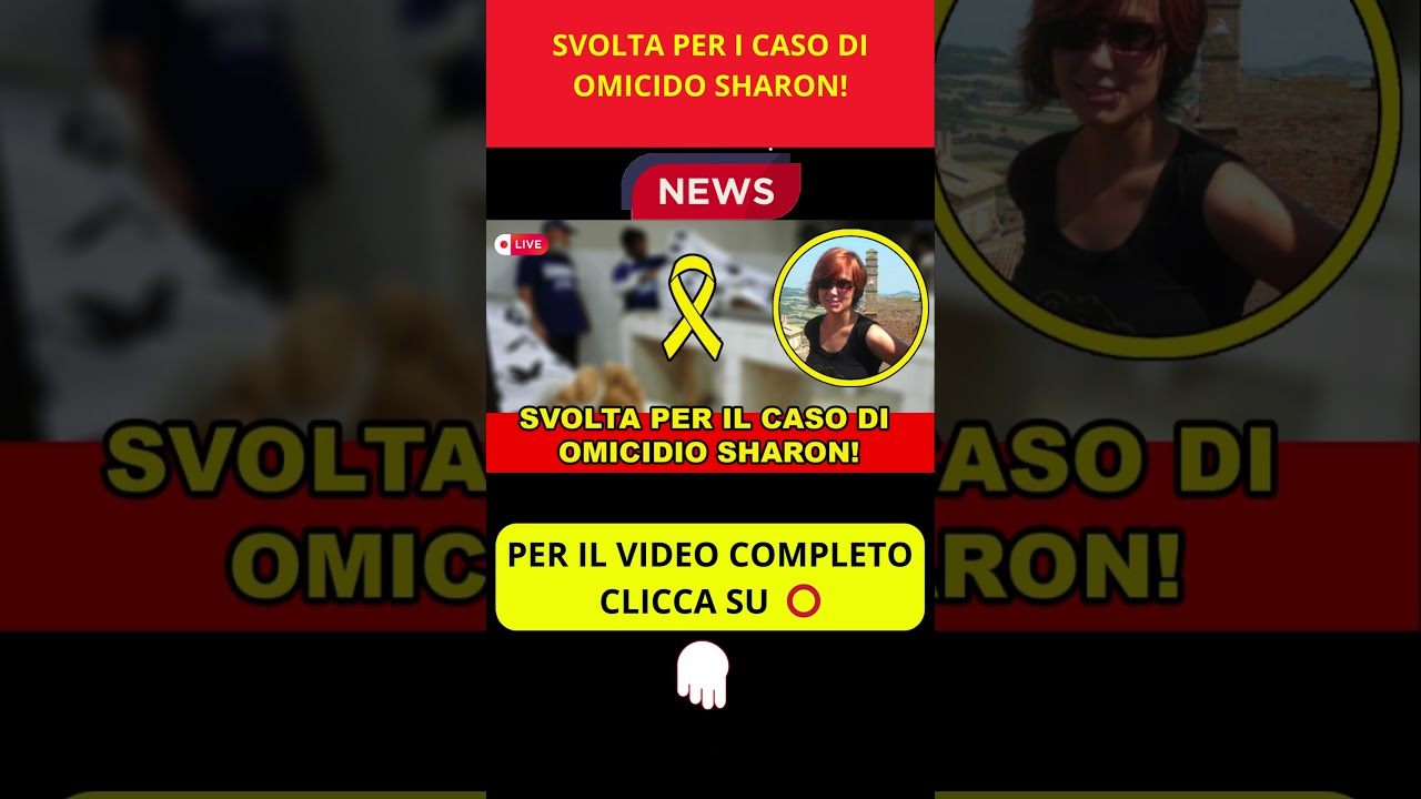 ⭕ ULTIM'ORA SHOCK: SVOLTA PER IL CASO DI OMICIDIO SHARON!