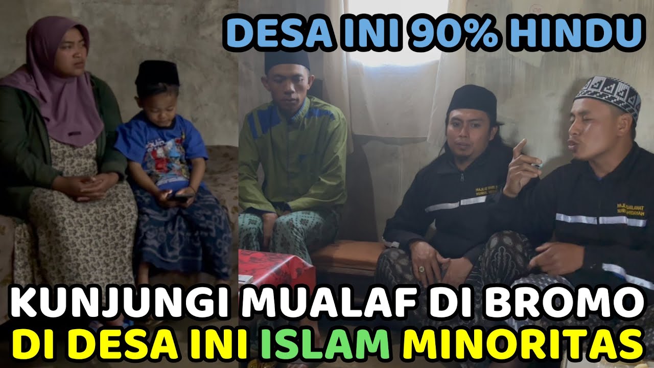 Mengunjugi Saudara Mualaf di Lereng Bromo..Disini Islam Minoritas