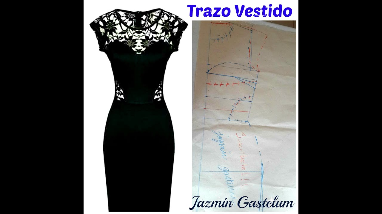 Como Hacer Un Vestido De Cocktail (Trazo) How To Make A Cocktail Dress