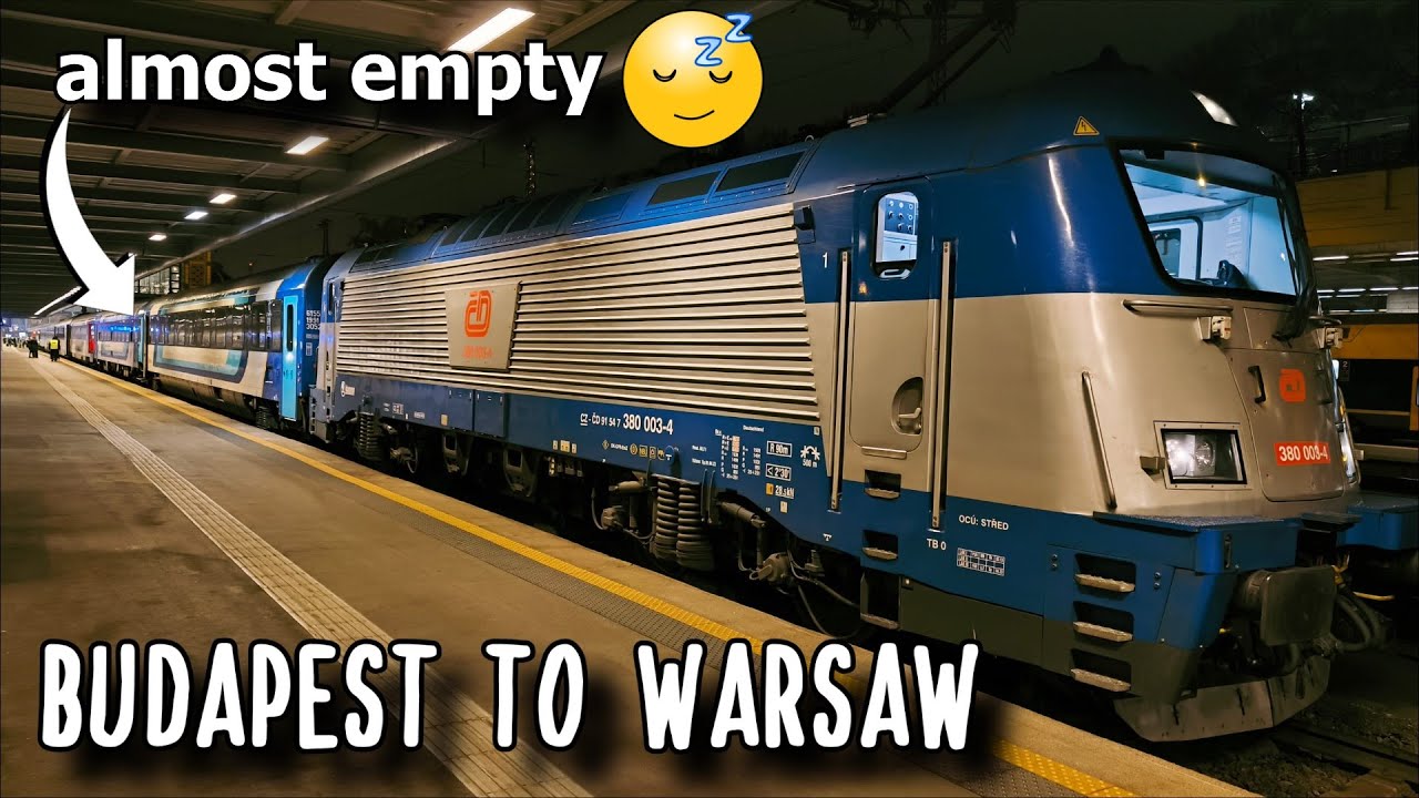 Ночной поезд Будапешт - Варшава EuroNight 476 Chopin Венгрия - Польша PKP intercity