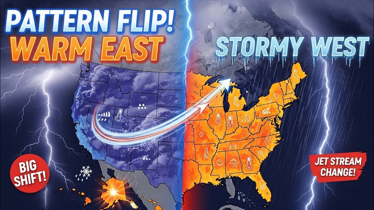 Pattern Flip! Why Late February 2026 Brings a Warmer East & Stormy West in the US