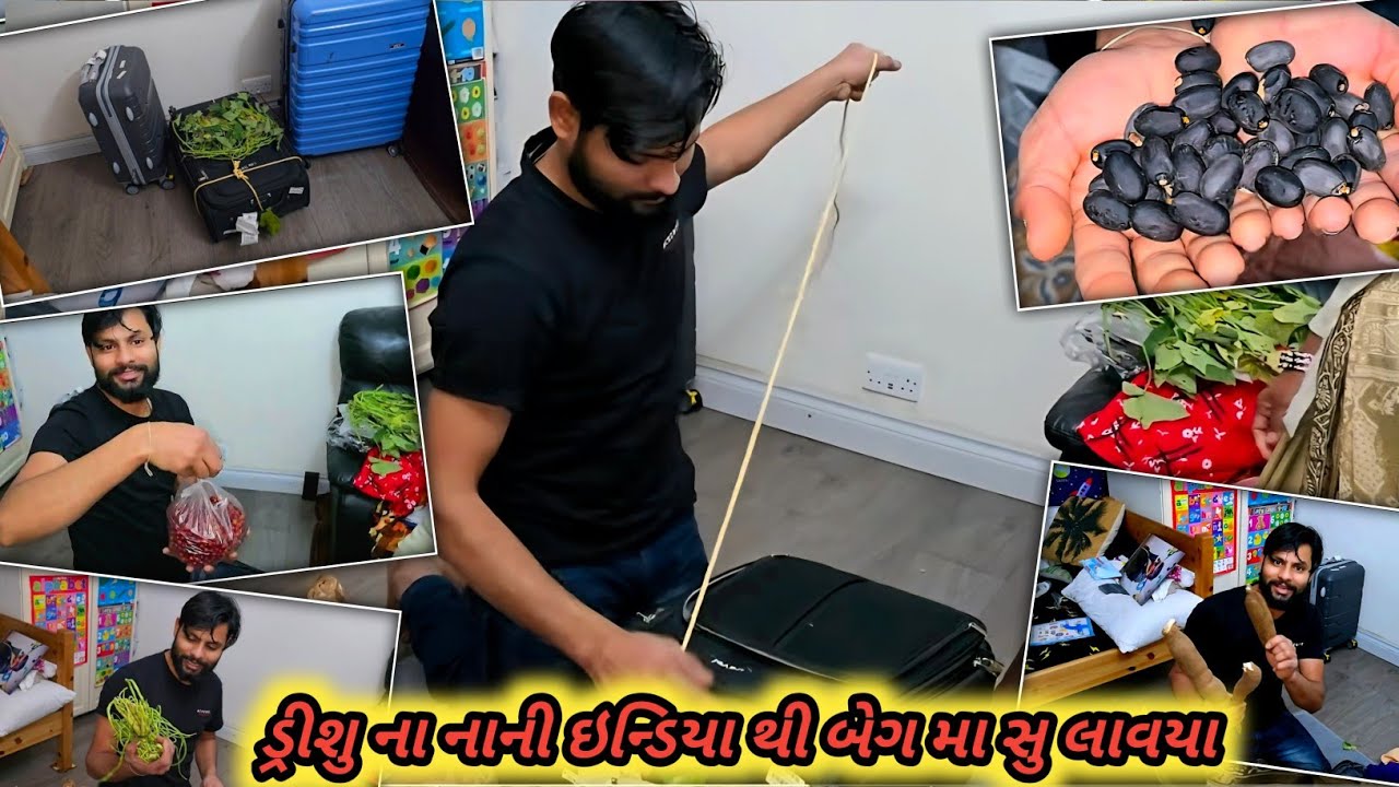 દ્રીશુ ના નાની આવી ગયા ઇન્ડિયા થી બેગ મા સુ સુ લ!વ્યા Drishu na nni avi gya india thi || #dailyvlog 