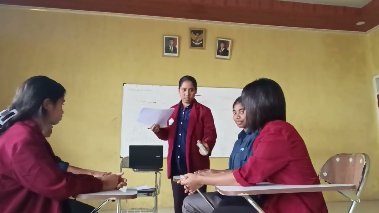 PRAKTEK MENGAJAR TUGAS MATAKULIAH PENGEMBANGAN BAHASA AUD DAN ASSESMEN AUD (MARSELINA NINU) 