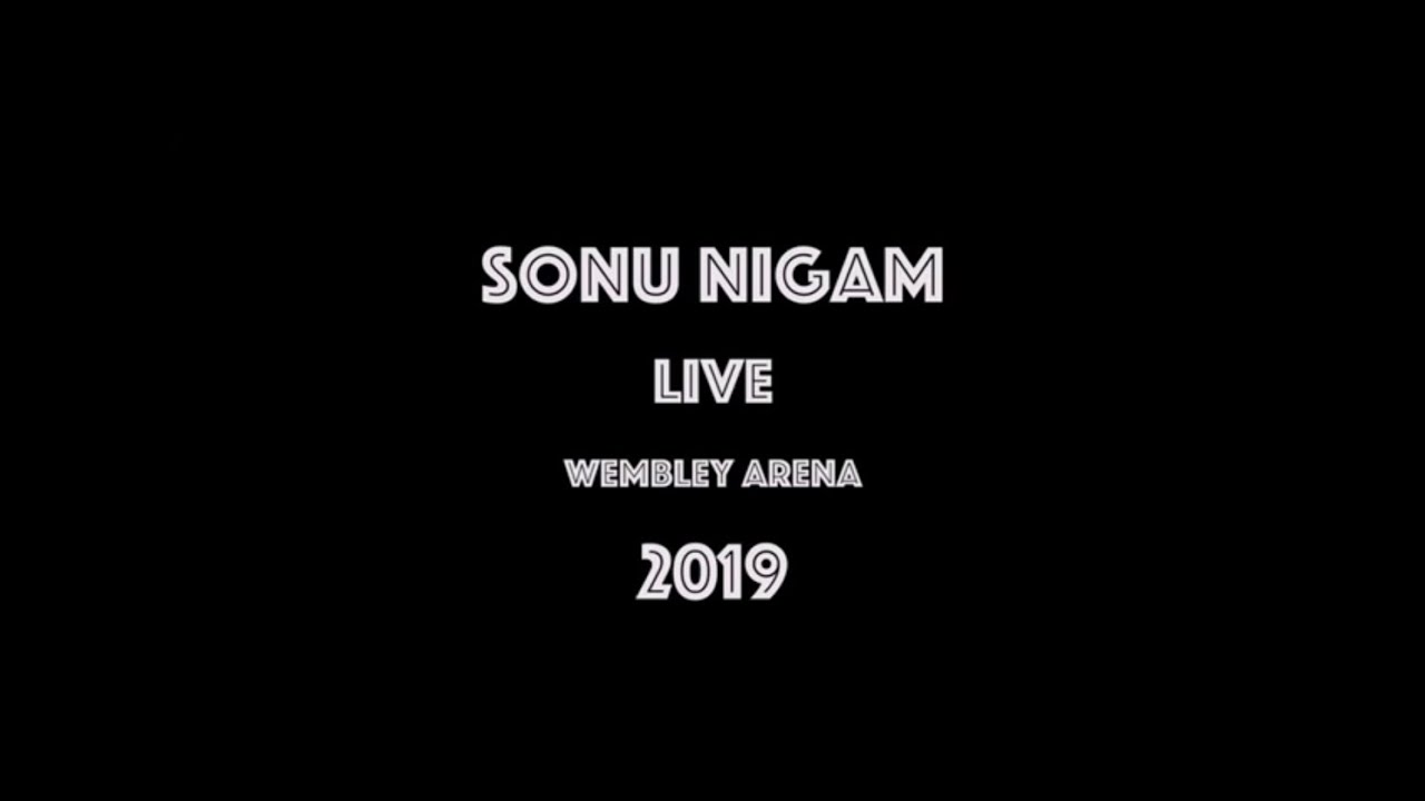 Sonu Nigam Live  at Wembley Arena 15th September 2019
