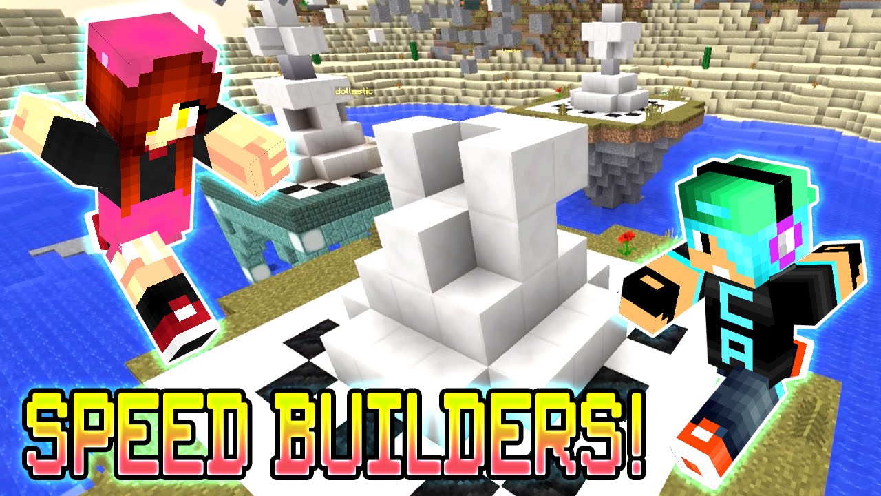 Speed Builder with Gamer Chad - MERCY!! Don't Blow Me UP!! - Minecraft Mineplex Minigame