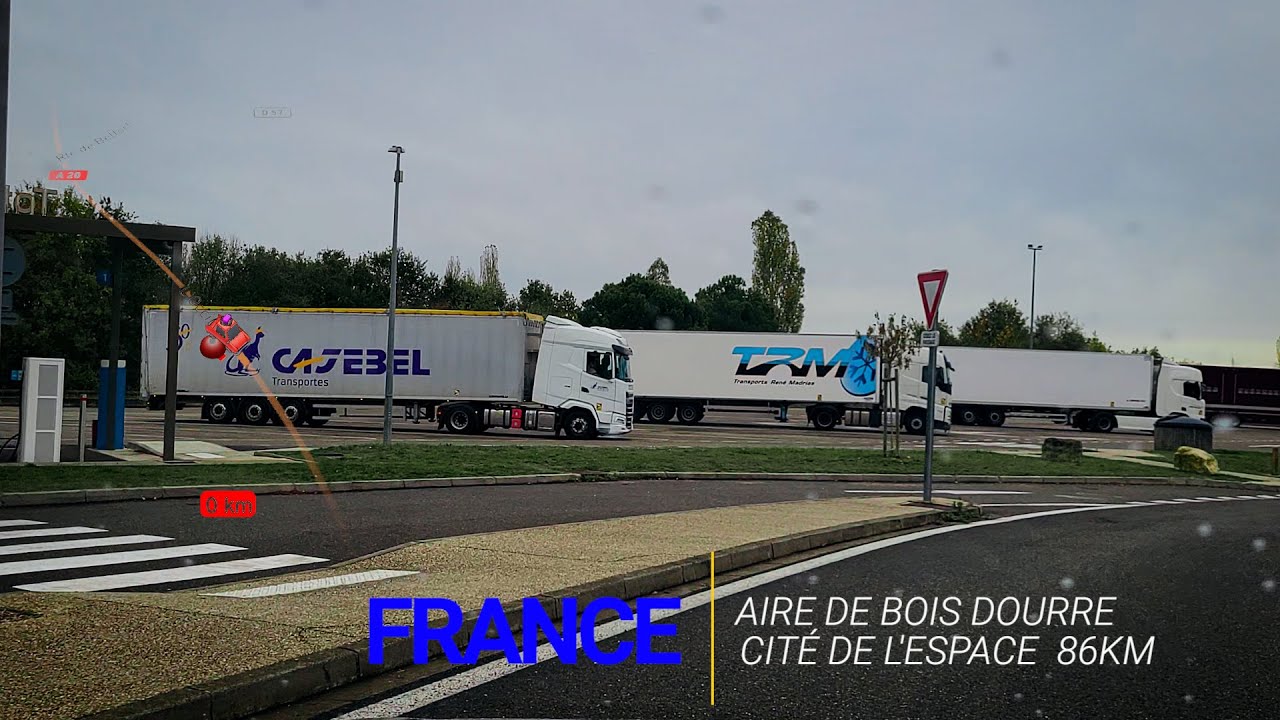 Highway trip to Cité de l'Espace (Toulouse)