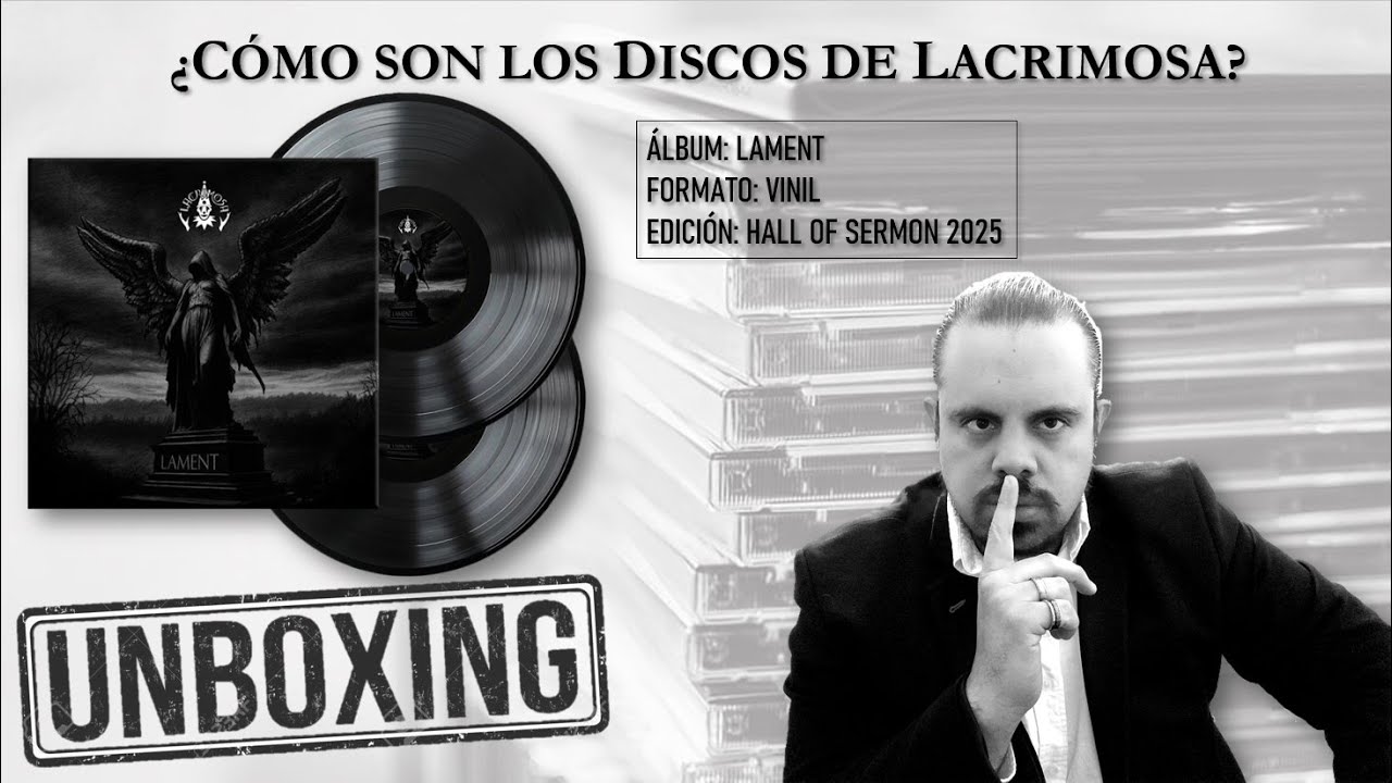 UNBOXING LACRIMOSA LAMENT (VINILO) / ¿CÓMO SON LOS DISCOS DE LACRIMOSA?
