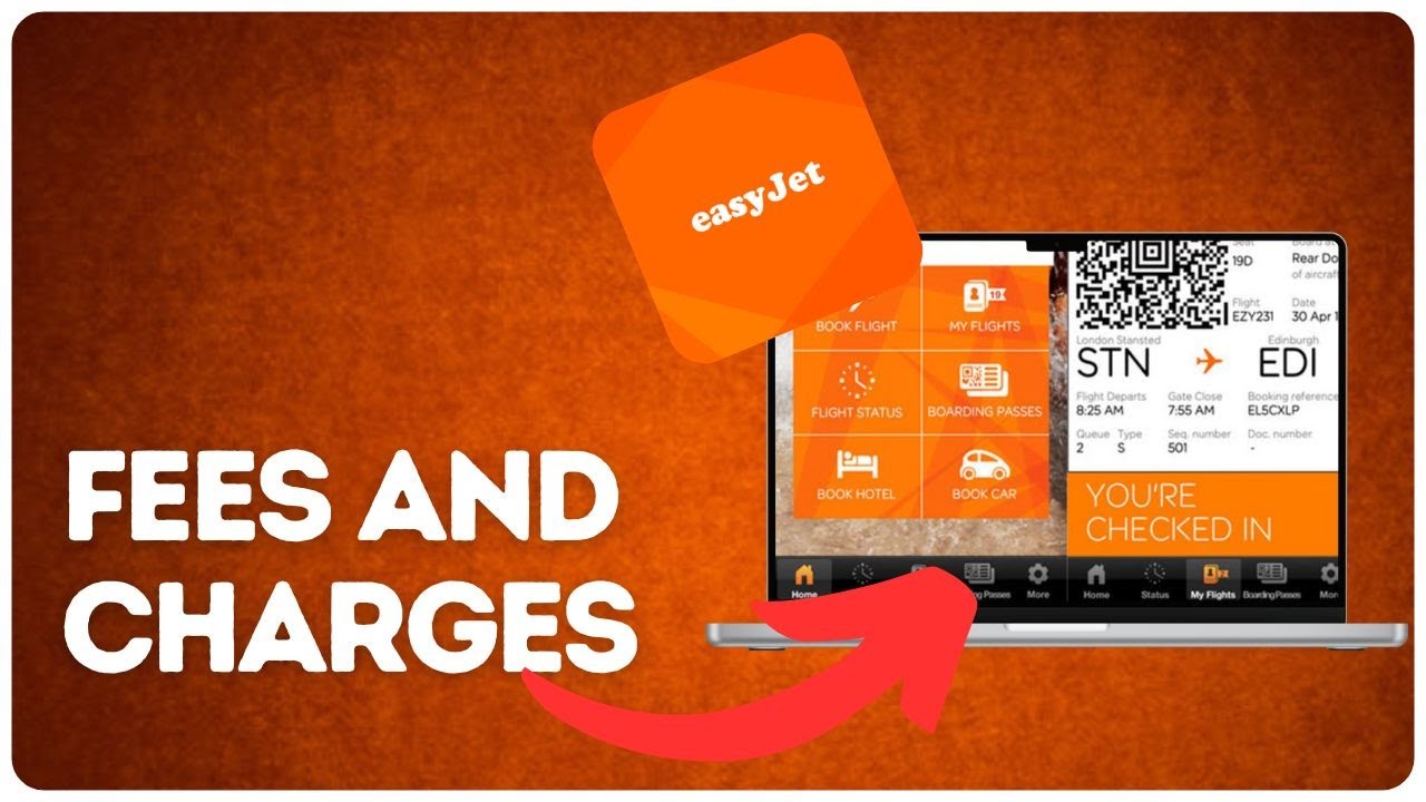 How to view fees and charges on easyJet?