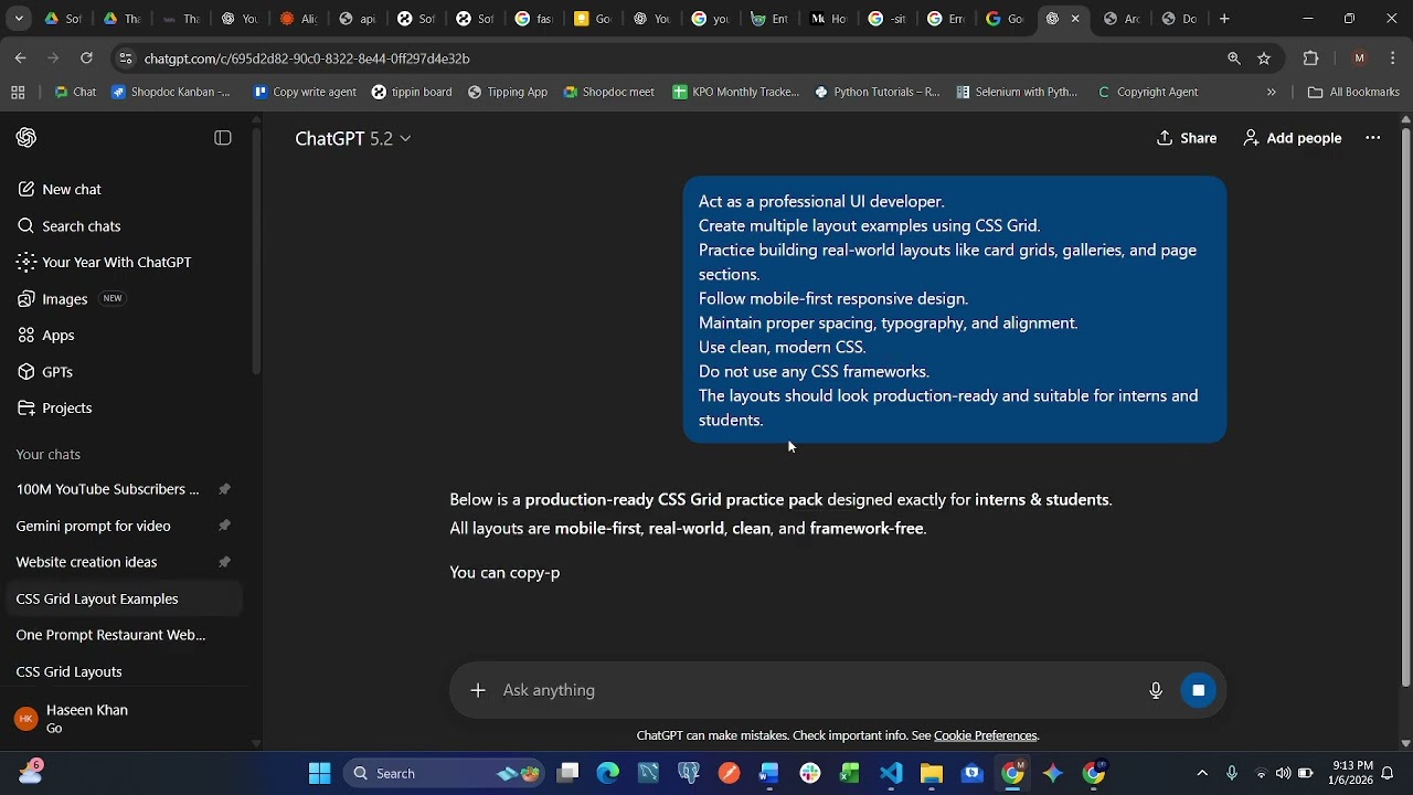День 16: Практика CSS Grid Layout 🔥 | Изучение CSS Grid с нуля (реальные макеты)