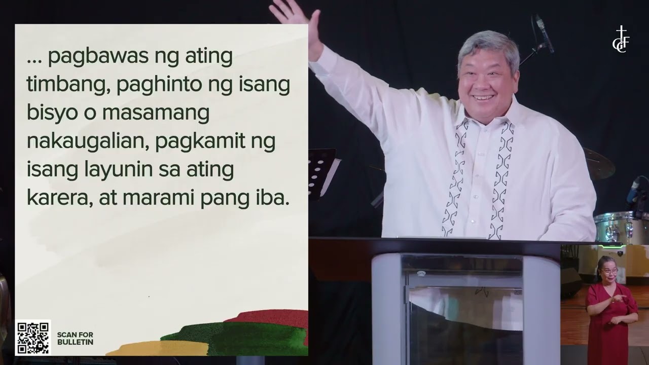 Sunday Sermon • Philippians 3:12-16 • Pagpapatuloy Kay Kristo Hesus