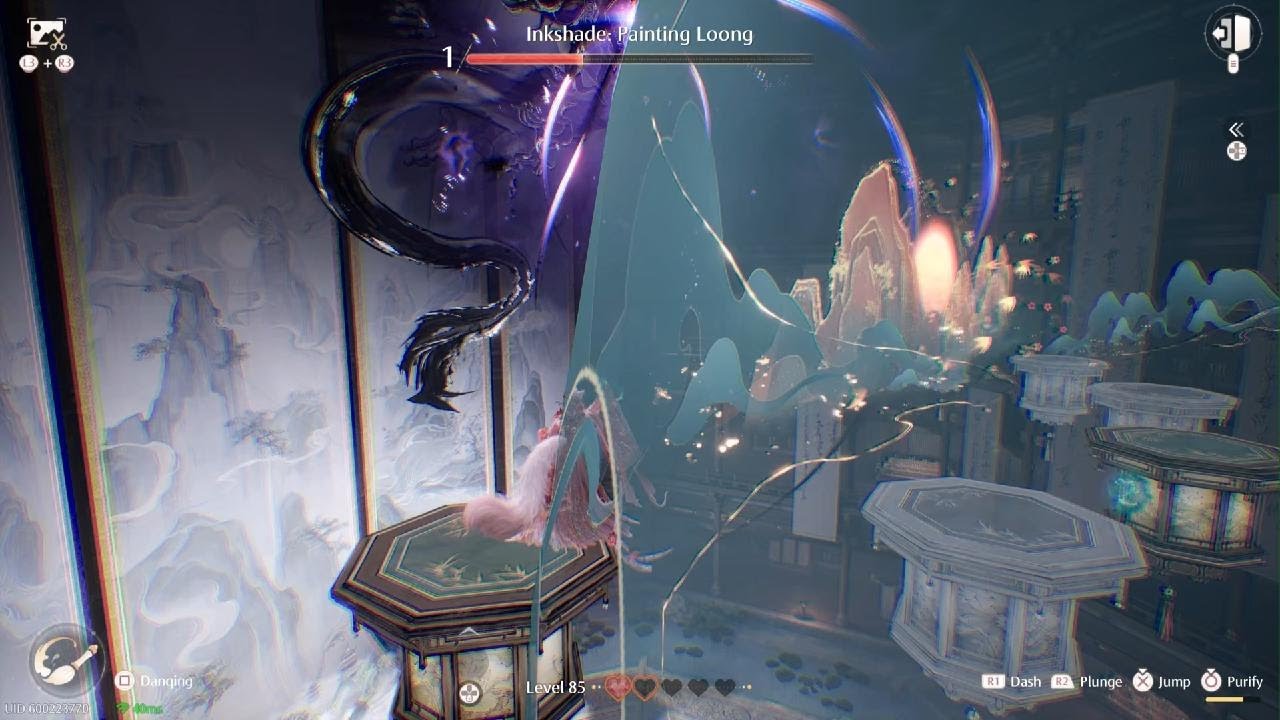 Infinity Nikki loong ink Dragon Boss