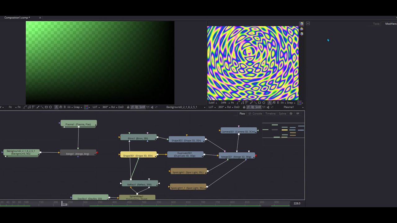 Convert RGB color values to animation in 3D space  （BM fusion）