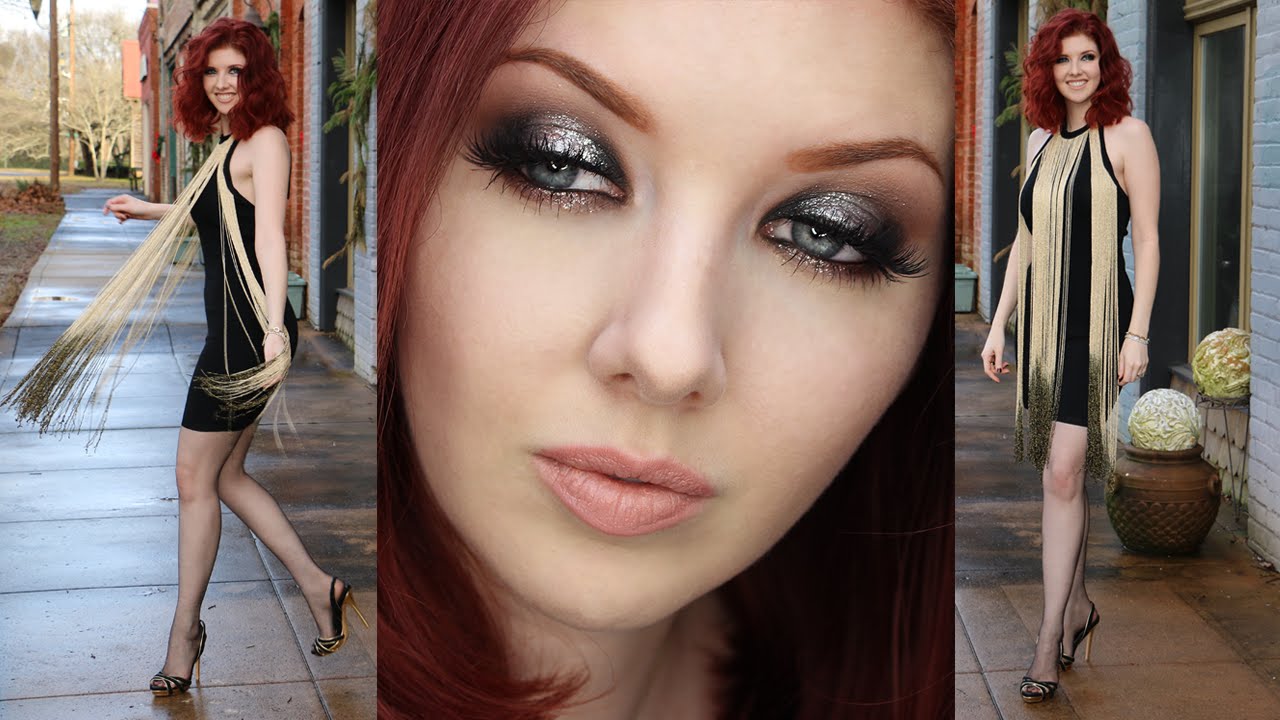 New Year's Eve Makeup Tutorial & Outfit