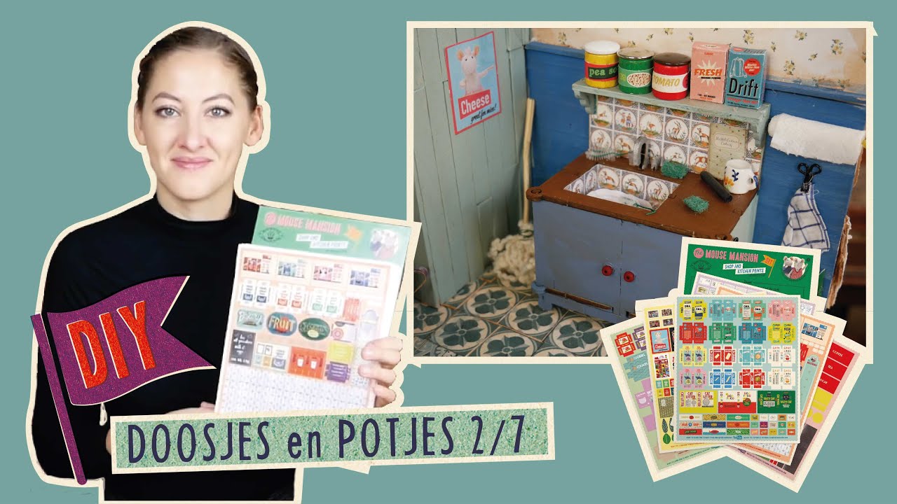 Knutselen & DIY // Mini Pakjes en Potjes | Muizenhuis Knipvellen