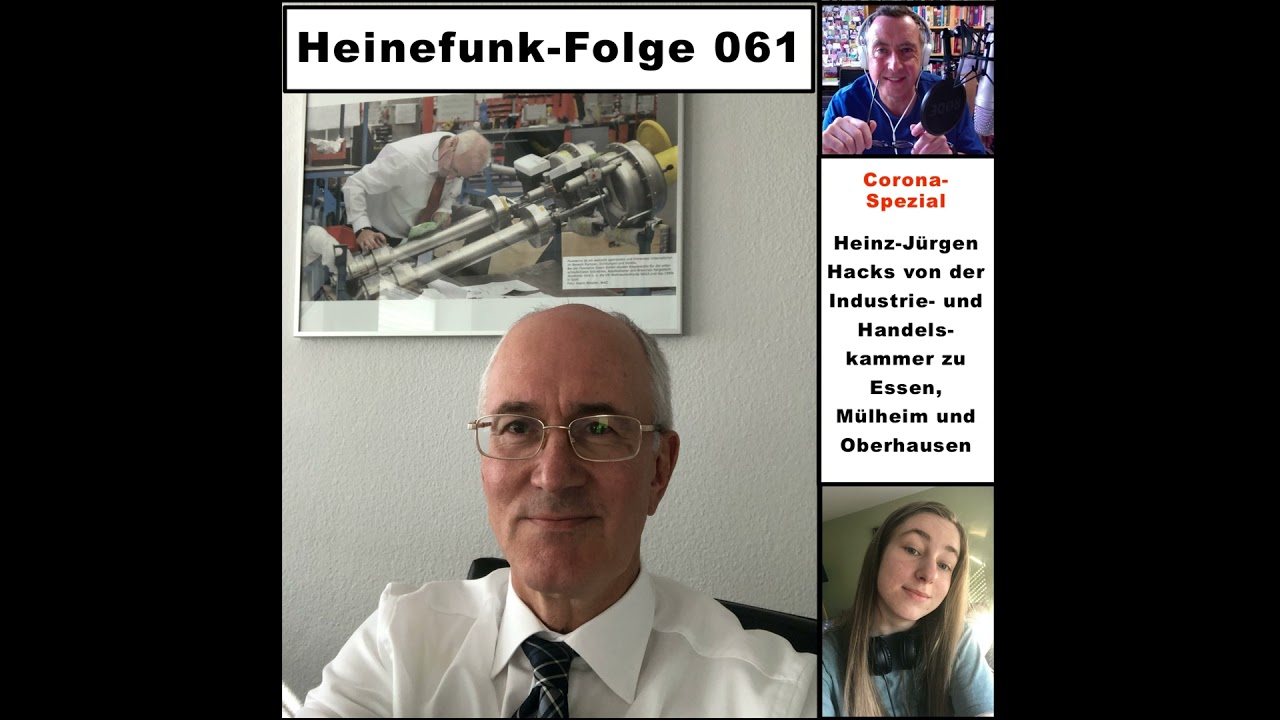 Heinefunk-Folge 061: Im Interview ist Heinz-Jürgen Hacks von der Industrie- und Handelskammer