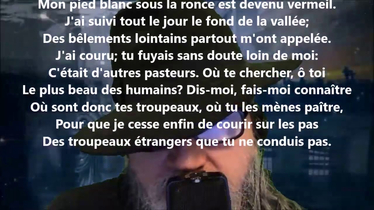 Mon visage est flétri des regards du soleil - André Chénier lu par Yvon Jean