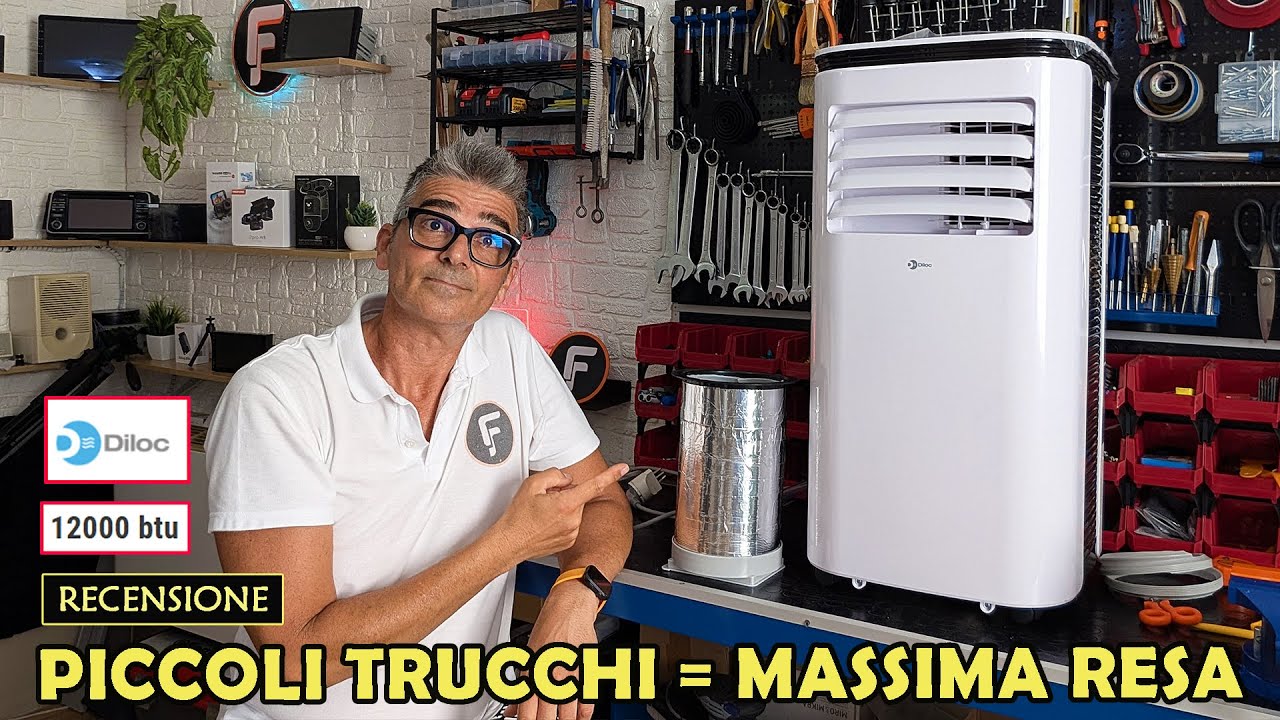 CONDIZIONATORE PORTATILE Diloc Over 12000 BTU, Suggerimenti per ottenere la massima resa 💪