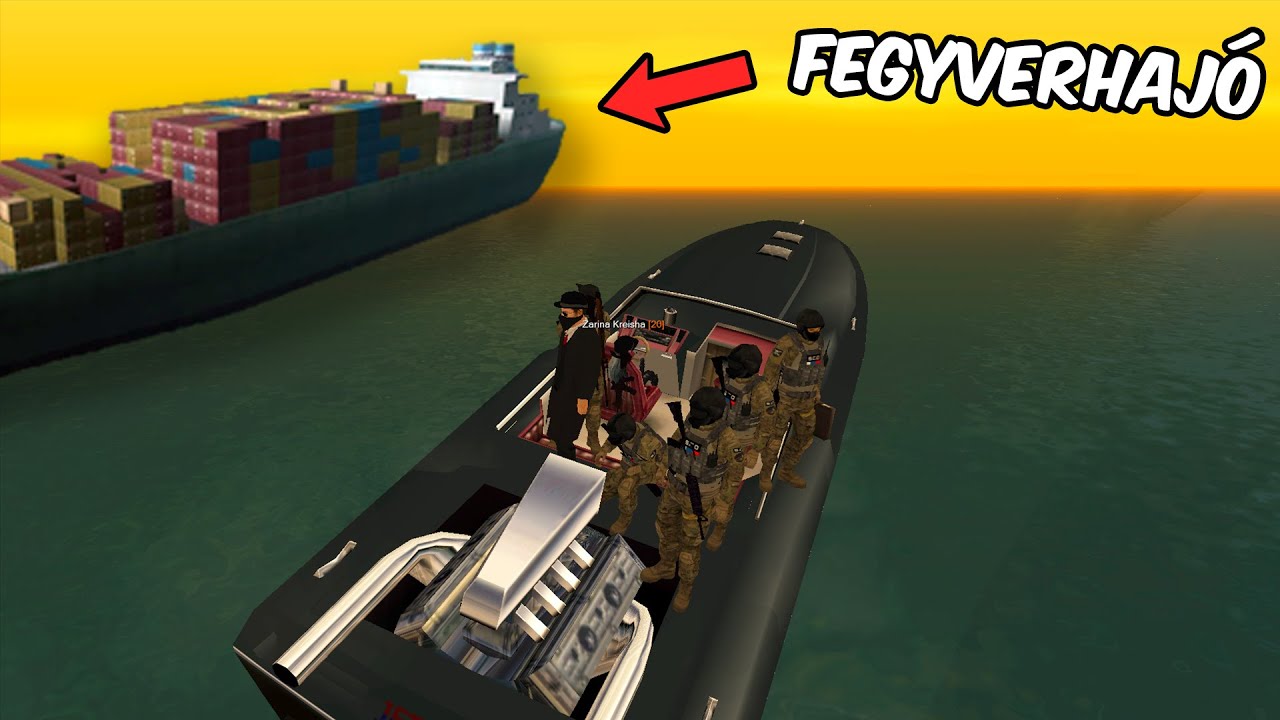 Hungary Life V3 - FEGYVERHAJÓ RABLÁS!!!😯💲