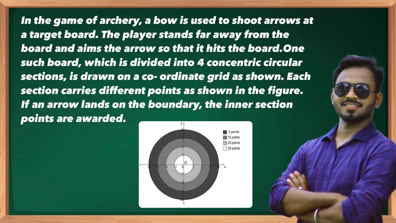 In the game of archery, a bow is used to shoot, cbse class 10