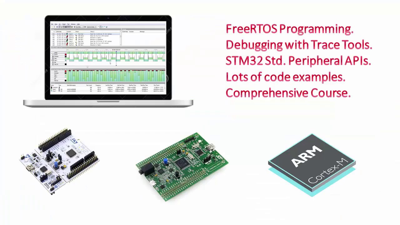 Learn FreeRTOS completely from scratch with STM32 MCU and SEGGER SysView Debugging