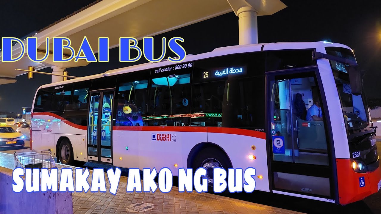 DUBAI RTA BUS (Ride from Dubai Mall to Karama)