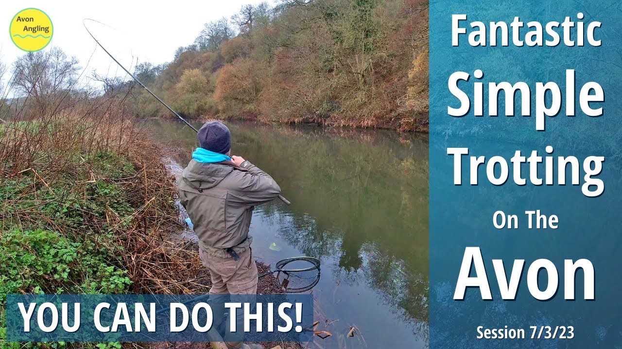 Fantastic River Fishing - Stick Float Trotting The Avon For Big Chub - 7/3/23 (Video 391)